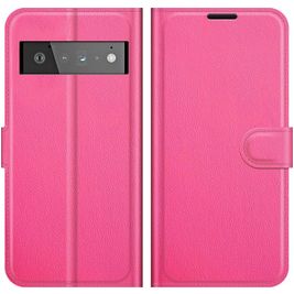 Mobigear Classic Google Pixel 6 Pro Hoesje Bookcase Portemonnee - Magenta