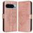Mobigear Butterfly Google Pixel 9 Pro XL Hoesje Bookcase Portemonnee - Roségoud