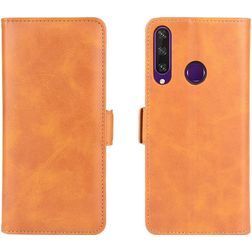 Mobigear Slim Magnet Huawei Y6p Hoesje Bookcase Portemonnee - Cognac