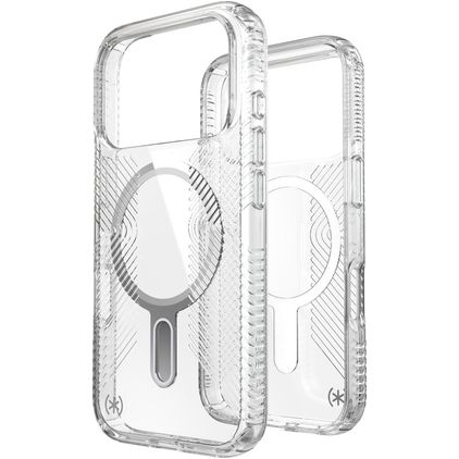 Speck Presidio Perfect Clear Grip Doorzichtig iPhone 17 Pro MagSafe Hoesje Hardcase Backcover Shockproof - ClickLock