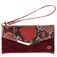 Mobilize Gelly Velvet iPhone 12 Pro Hoesje Uitneembare 2in1 Clutch - Red Snake