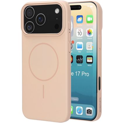 Mobiparts Slim Line iPhone 17 Pro Max MagSafe Hoesje Hardcase Backcover - Dune Sand