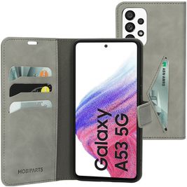 Mobiparts Classic Wallet Samsung Galaxy A53 Hoesje Bookcase Portemonnee - Granite Grey