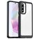 Mobigear Crystal Samsung Galaxy A36 Hoesje Hardcase Backcover - Zwart