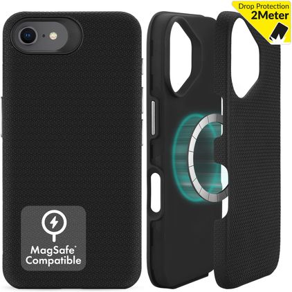 My Style Magsafe Tough iPhone 7 MagSafe Hoesje Hardcase Backcover Shockproof - Zwart