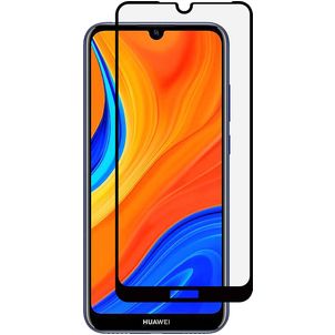 Mobigear Premium Huawei Y6s Glazen Screenprotector - Case Friendly - Zwart
