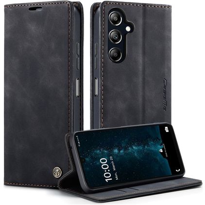 CaseMe 013 Samsung Galaxy A16 Hoesje Bookcase Portemonnee - Zwart