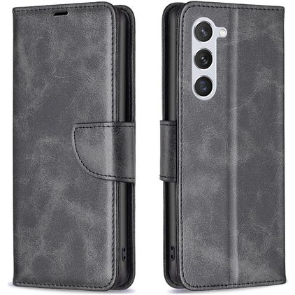 Mobigear Excellent Samsung Galaxy S25 Hoesje Bookcase Portemonnee - Zwart