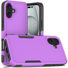 Mobigear Heavy Armor iPhone 16 Plus Hoesje Hardcase Backcover Shockproof - Paars