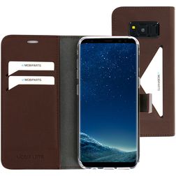 Mobiparts Classic Wallet Samsung Galaxy S8 Hoesje Bookcase Portemonnee - Bruin