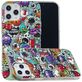 Mobigear Design iPhone 12 Pro Hoesje Flexibel TPU Backcover - Graffiti