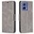 Mobigear Excellent Motorola Moto G85 Hoesje Bookcase Portemonnee - Grijs