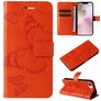 Mobigear Butterfly iPhone 16e Hoesje Bookcase Portemonnee - Oranje