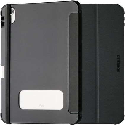 Otterbox React Folio iPad 11 (2025) Hoes Bookcase + Stylus Houder - Zwart