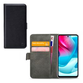 Mobilize Classic Gelly Wallet Motorola Moto G60s Hoesje Bookcase Portemonnee - Zwart