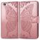 Mobigear Wallet Book Case Butterfly Rose Gold Apple iPhone SE (2020) / 8/7