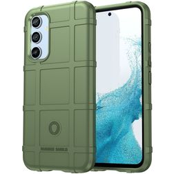 Mobigear Rugged Shield Samsung Galaxy A54 Hoesje Flexibel TPU Backcover Shockproof - Groen