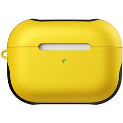 Mobigear Frosted Apple AirPods Pro 1 Hardcase Hoesje - Geel