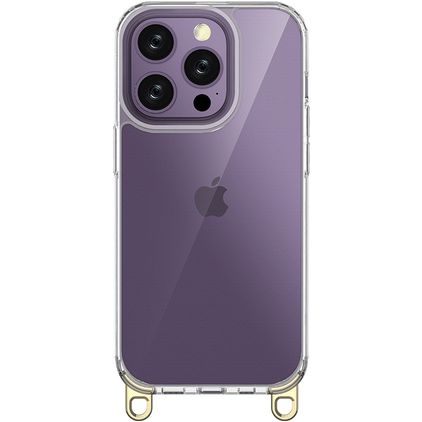 Mobigear Bungy iPhone 14 Pro Hoesje Hardcase Backcover - Goud