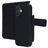 Mobiparts iPhone 17 Hoesje Echt Leer Uitneembare 2in1 Bookcase Portemonnee - Zwart