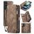 CaseMe 008 Samsung Galaxy S23 FE Hoesje Uitneembare 2in1 Bookcase Portemonnee - Bruin