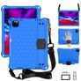 Mobigear HexStrap iPad Pro 11 Inch (2024) Hoes EVA Schuim Backcover + Schouderband - Blauw