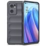 Mobigear Bumpy OPPO Find X5 Lite Hoesje Flexibel TPU Backcover - Charcoal