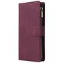 Mobigear Zipper Samsung Galaxy S10 Lite Hoesje Bookcase Portemonnee - Rood
