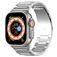Mobigear Perth Titanium Apple Watch Bandje Vouwsluiting - 49/46/45/44 mm - Zilver