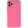 Mobigear Cushion iPhone 12 Pro Max Hoesje Flexibel TPU Backcover Shockproof - Magenta