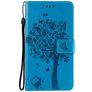 Mobigear Tree Samsung Galaxy S21 Ultra Hoesje Bookcase Portemonnee - Blauw
