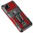 Mobigear Armor Stand Realme C21 Hoesje Hardcase Backcover Shockproof met Standaard - Zwart / Rood