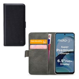 Mobilize Classic Gelly Wallet Motorola Moto G14 Hoesje Bookcase Portemonnee - Zwart
