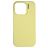Nudient Base iPhone 16 Pro Max Siliconen Hoesje Backcover - Pale Yellow