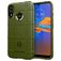 Mobigear Rugged Shield Motorola Moto E6 Plus Hoesje Flexibel TPU Backcover Shockproof - Groen