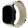 Mobilize Alpine Nylon Apple Watch Bandje Gespsluiting - 42/41/40/38 mm - Sterrenlicht