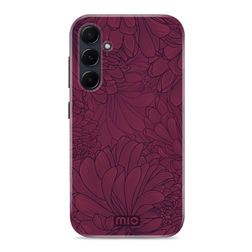 MIO Samsung Galaxy A55 MagSafe Hoesje Hardcase Backcover - Berry Blooms