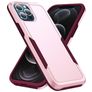 Mobigear Heavy Armor iPhone 14 Pro Max Hoesje Hardcase Backcover Shockproof - Roze / Paars