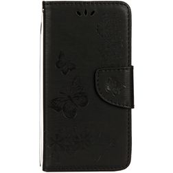Mobigear Butterfly iPhone XS Hoesje Bookcase Portemonnee - Zwart