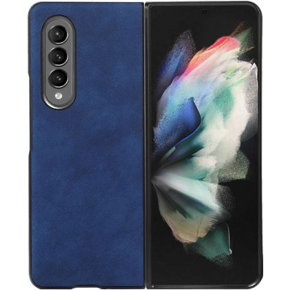 Mobigear Excellent Samsung Galaxy Z Fold 4 Hoesje Hardcase Backcover - Blauw