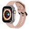 Mobigear Ripple Siliconen Apple Watch Bandje Gespsluiting - 49/46/45/44 mm - Roze