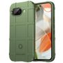 Mobigear Rugged Shield Google Pixel 9a Hoesje Flexibel TPU Bookcase - Groen