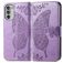 Mobigear Butterfly Motorola Moto G82 Hoesje Bookcase Portemonnee - Paars