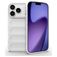 Mobigear Bumpy iPhone 17 Pro Hoesje Flexibel TPU Backcover - Wit