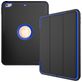 Mobigear Tri-Fold Folio iPad 6 (2018) Hoes Bookcase - Zwart / Blauw