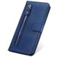 Mobigear Zipper Huawei P Smart (2020) Hoesje Bookcase Portemonnee - Blauw