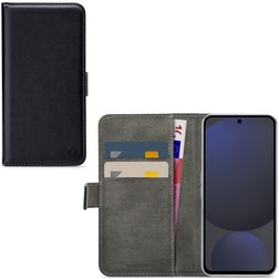 Mobilize Classic Gelly Wallet Samsung Galaxy S24 FE Hoesje Bookcase Portemonnee - Zwart