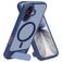 Mobiparts Hardcover iPhone 17 MagSafe Hoesje Hardcase Backcover met Standaard - Satin Blue