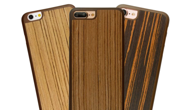 Houten telefoonhoesjes
