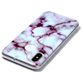 Mobigear Marble Xiaomi Mi 8 Hoesje Flexibel TPU Backcover - Rood